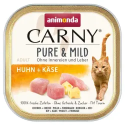 ANIMONDA Carny Adult Cat PURE&MILD kurczak, ser 100g